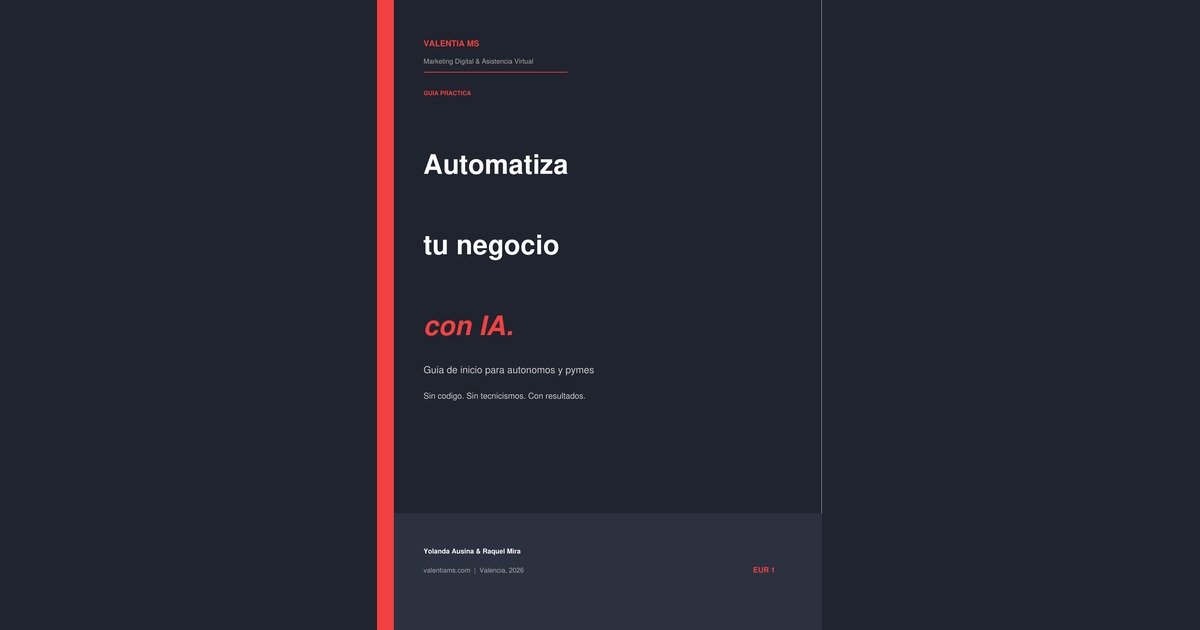 Portada: Automatiza tu negocio con IA — Club El Atajo